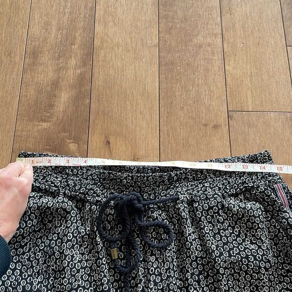 Anthropologie Ett Twa Track-Striped Joggers pants Flower Printed size S - Picture 12 of 12